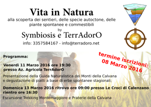 3 - Eventi Vita in Natura 11+13.03.16